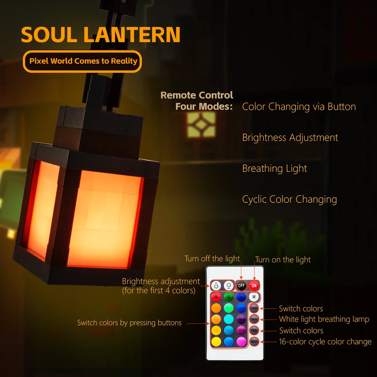 Pixel Style LED Lantern