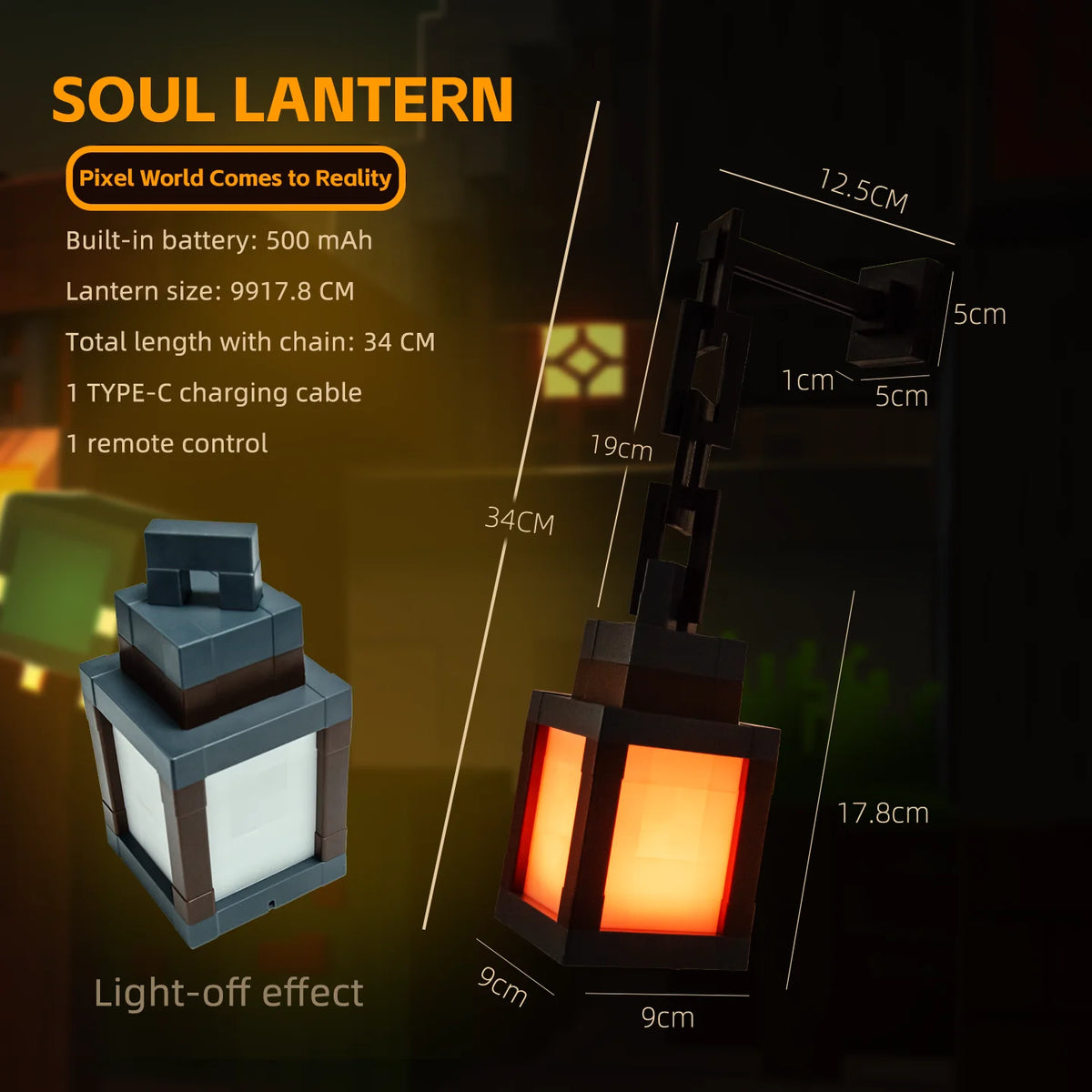 Pixel Style LED Lantern