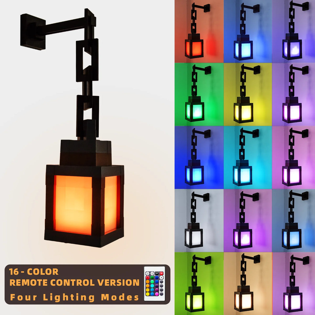 Pixel Style LED Lantern